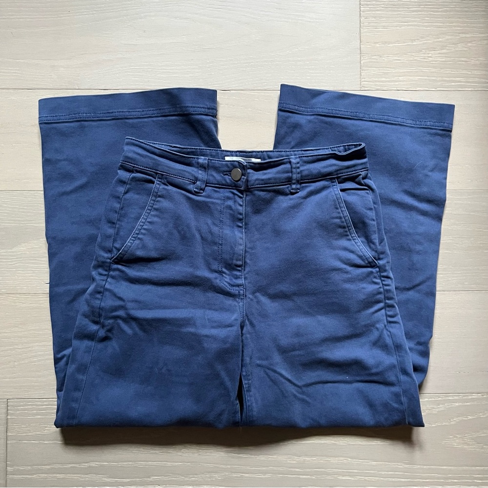 Everlane Indigo Blue Wide Leg Pants